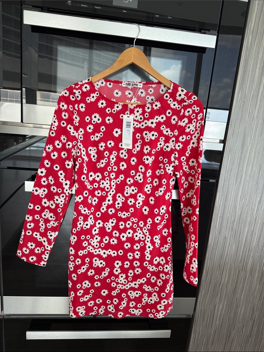 Ciao Lucia Red Floral Mini Dress